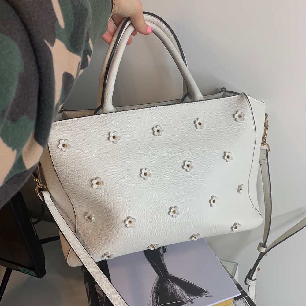 Cream beautiful spring bag